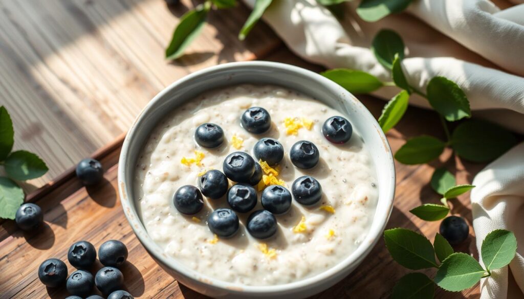 Blueberry lemon overnight oats