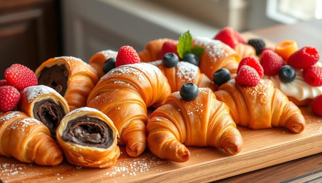 Breakfast croissants