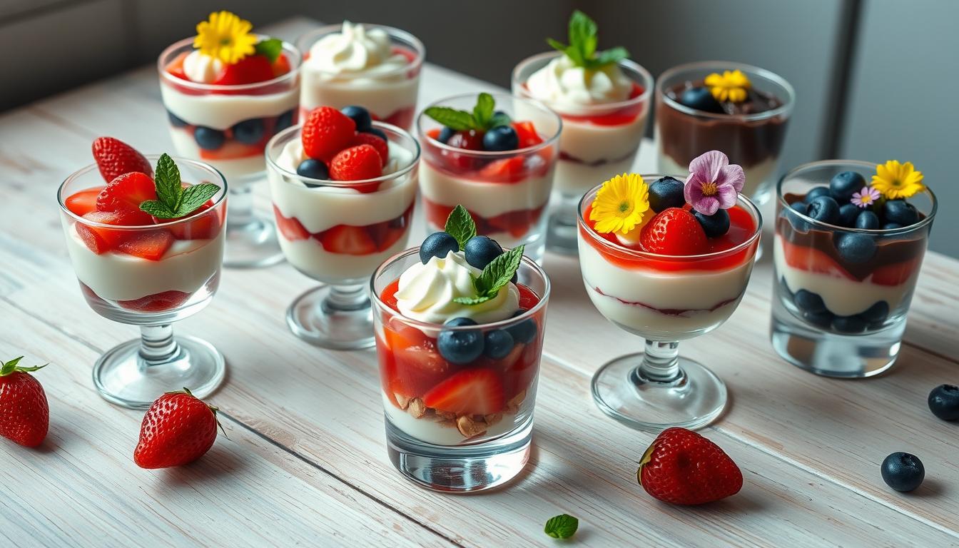 mini dessert cups