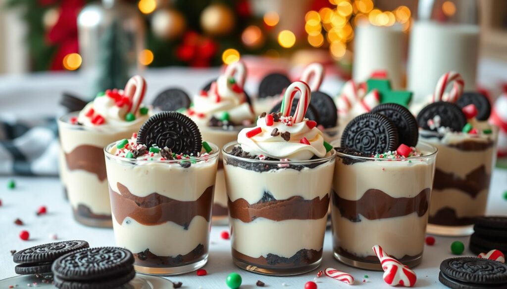 Holiday Oreo Pudding Desserts