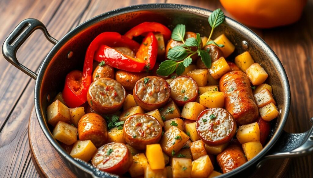 Italian Sausage and Potato Skillet Dinner