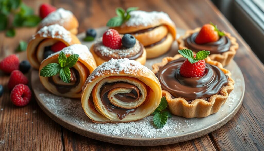 Nutella Puff Pastry Desserts